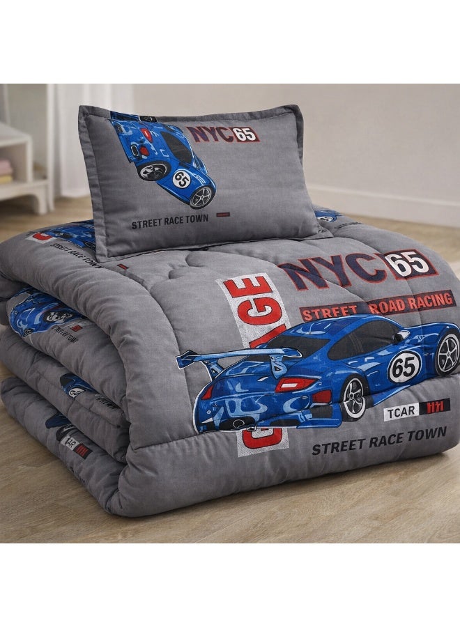 Ming Li Kids Bedspread Set 3 Pieces – Soft Fabric with Medium Filling for Positive Energy and Peaceful Sleep - Image 2
